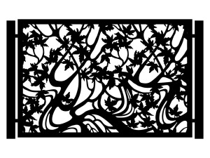 Przęsło ogrodzeniowe Camilla 200×135 cm - biały matowy