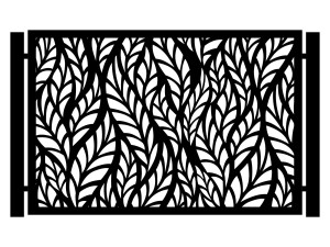 Przęsło ogrodzeniowe Alessia 200×135 cm - biały matowy