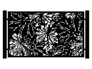 Przęsło ogrodzeniowe Viviana 200×120 cm - biały matowy