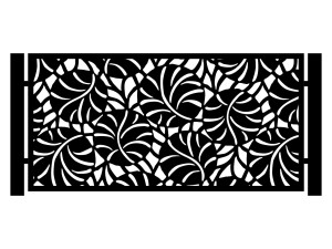 Przęsło ogrodzeniowe Paxe 200×100 cm - biały matowy