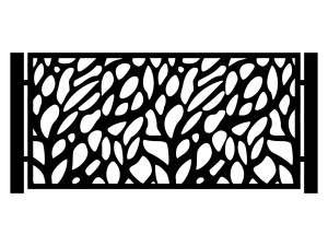 Przęsło ogrodzeniowe Anastasia 200×100 cm - biały matowy