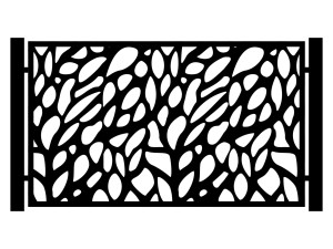 Przęsło ogrodzeniowe Anastasia 200×120 cm - biały matowy