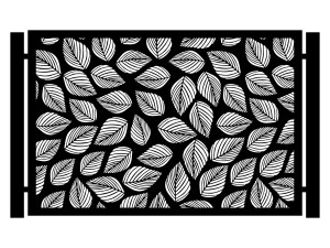 Przęsło ogrodzeniowe Kira 200×135 cm - biały matowy