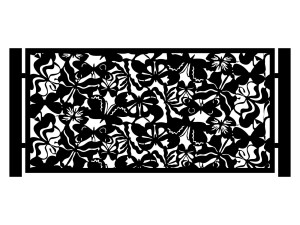 Przęsło ogrodzeniowe Meliore 200×100 cm - biały matowy