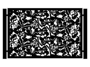 Przęsło ogrodzeniowe Meliore 200×135 cm - biały matowy