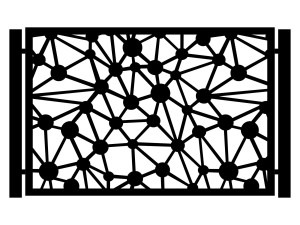 Przęsło ogrodzeniowe Noemi 200×135 cm - biały matowy