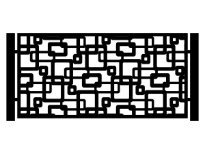Przęsło ogrodzeniowe Coletta 200×100 cm - biały matowy