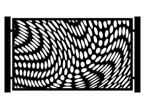 Przęsło ogrodzeniowe Cornelia 200×120 cm - biały matowy