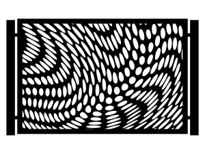 Przęsło ogrodzeniowe Cornelia 200×135 cm - biały matowy