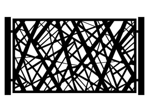 Przęsło ogrodzeniowe Eva 200×120 cm - antracytowy