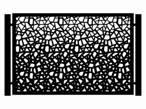 Przęsło ogrodzeniowe Perina 200×135 cm - biały matowy