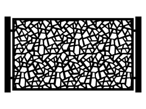 Przęsło ogrodzeniowe Zana 200×120 cm - biały matowy
