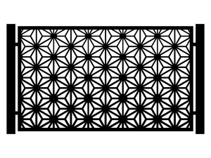 Przęsło ogrodzeniowe Perla 200×120 cm - biały matowy