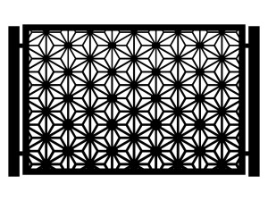 Przęsło ogrodzeniowe Perla 200×135 cm - czarny mat