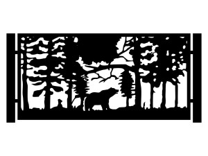 Przęsło ogrodzeniowe Olivia 200×100 cm - biały matowy