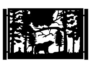 Przęsło ogrodzeniowe Olivia 200×135 cm - biały matowy