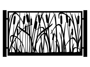 Przęsło ogrodzeniowe Diana 200×120 cm - biały matowy