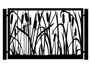 Przęsło ogrodzeniowe Diana 200×135 cm - biały matowy
