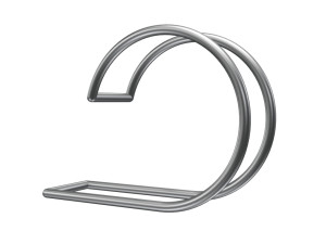 Stojak rowerowy Fala Chrom S