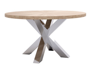 Okrągły Stół Pająk Heavy Chrom Średnica 140 cm