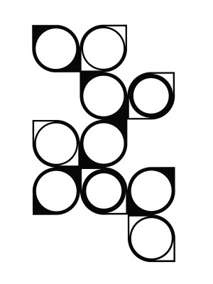 Dekoracja ścienna metalowa na rośliny pnące Trejaż Malla L 56x94 cm - czarny matowy