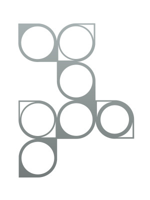 Dekoracja ścienna metalowa na rośliny pnące Trejaż Malla M 56x75 cm - srebrny