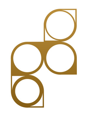 Dekoracja ścienna metalowa na rośliny pnące Trejaż Malla S 38x56 cm - złoty