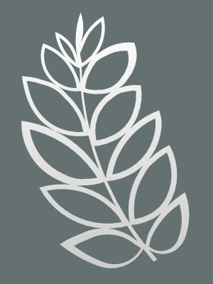 Dekoracja ścienna metalowa na rośliny pnące Trejaż Floral L 55x98 cm - biały matowy