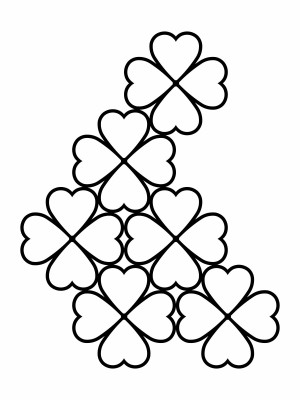 Dekoracja ścienna metalowa na rośliny pnące Trejaż Trebo M 61x80 cm - czarny matowy