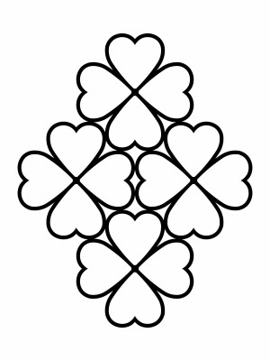 Dekoracja ścienna metalowa na rośliny pnące Trejaż Trebo S 49x61 cm - czarny matowy