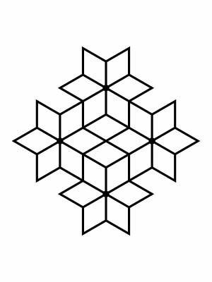 Dekoracja ścienna metalowa na rośliny pnące Trejaż Tahti M 69x69 cm - czarny matowy