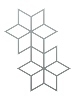 Dekoracja ścienna metalowa na rośliny pnące Trejaż Tahti S 44x55 cm - srebrny