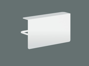 Metalowy uchwyt na ręcznik papierowy - biały matowy