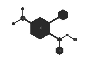 Wieszak ścienny metalowy Parts WIE154 40 cm - czarny mat