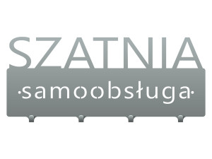 Krótki wieszak metalowy Szatnia samoobsługa 40 cm - srebrny