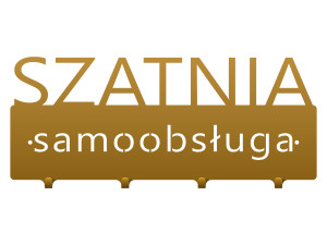 Krótki wieszak metalowy Szatnia samoobsługa 40 cm - złoty