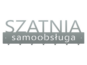 Wieszak metalowy Szatnia samoobsługa 70 cm - srebrny
