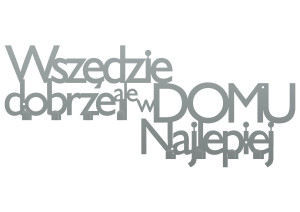 Wieszak metalowy Wszędzie dobrze WIE181 80 cm - srebrny