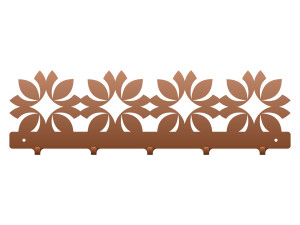 Wieszak do przedpokoju Marokański II 50 cm - miedziany