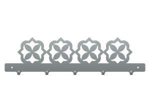 Wieszak do przedpokoju Marokański III 50 cm - srebrny