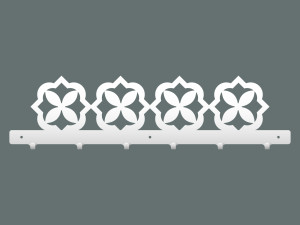 Wieszak do przedpokoju Marokański III 60 cm - biały matowy