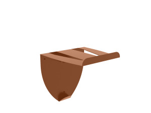 Półka na kask z wieszakiem - miedziany