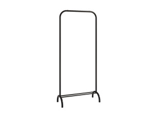 Wieszak na ubrania stojący Simpli 60 cm - czarny matowy