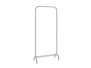Wieszak na ubrania stojący Simpli 60 cm - srebrny