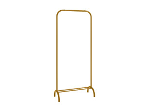 Wieszak na ubrania stojący Simpli 60 cm - złoty