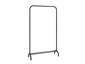 Wieszak na ubrania stojący Simpli 80 cm - czarny matowy