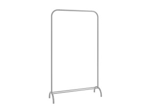 Wieszak na ubrania stojący Simpli 80 cm - srebrny