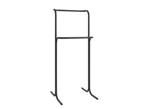 Wieszak na ubrania stojący Duo 60 cm - czarny matowy