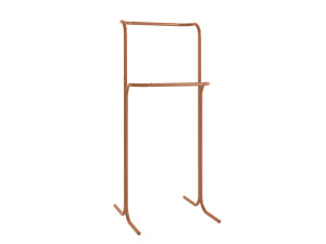 Wieszak na ubrania stojący Duo 60 cm - miedziany