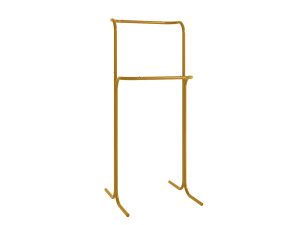 Wieszak na ubrania stojący Duo 60 cm - złoty